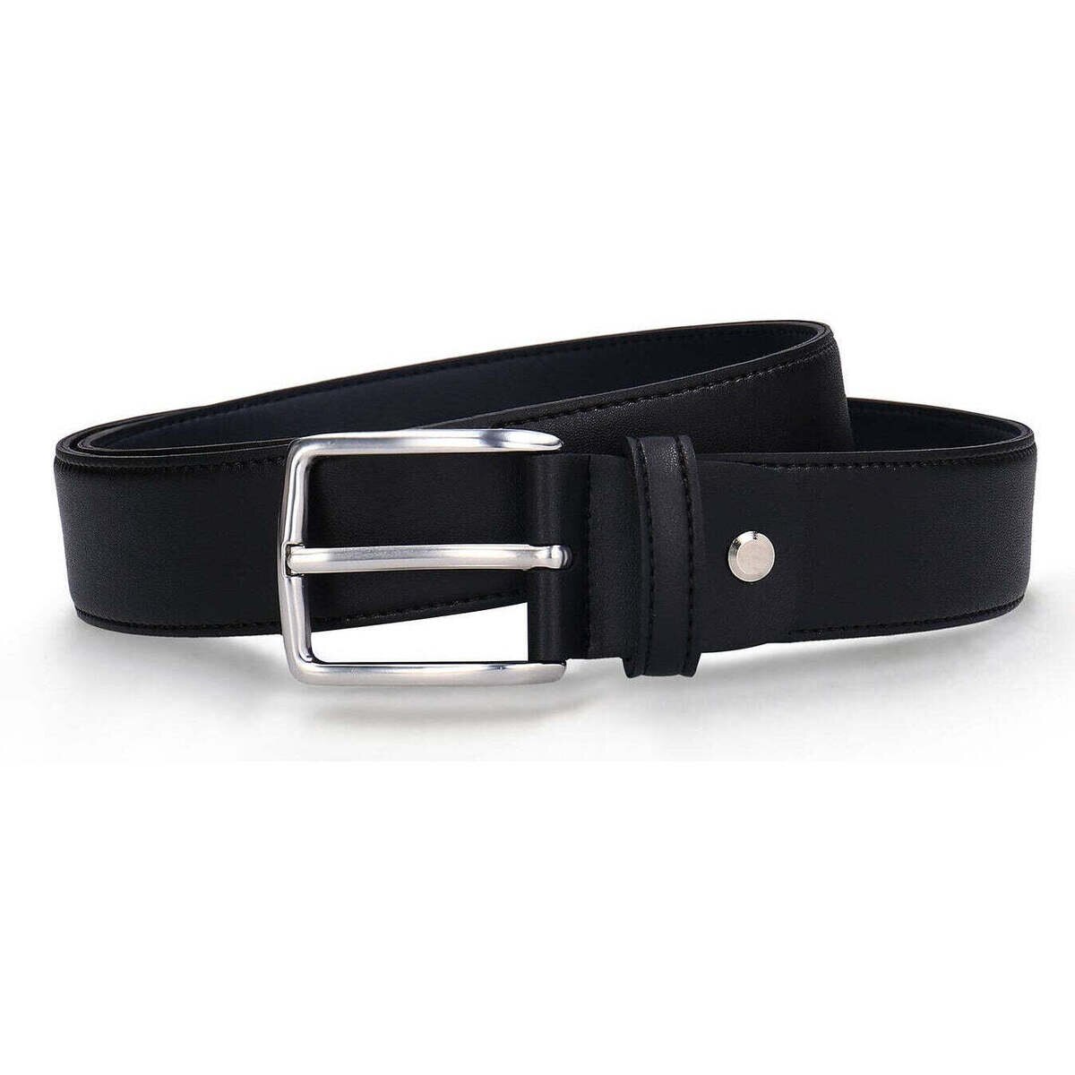 Nae Vegan Shoes Accesorii textile Men's Desserto® Vegan Belt Oliana Black