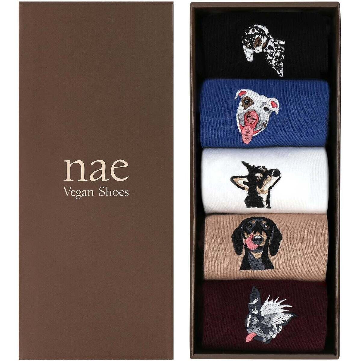 Nae Vegan Shoes Lenjerie intimă Doggie Sock Pack5