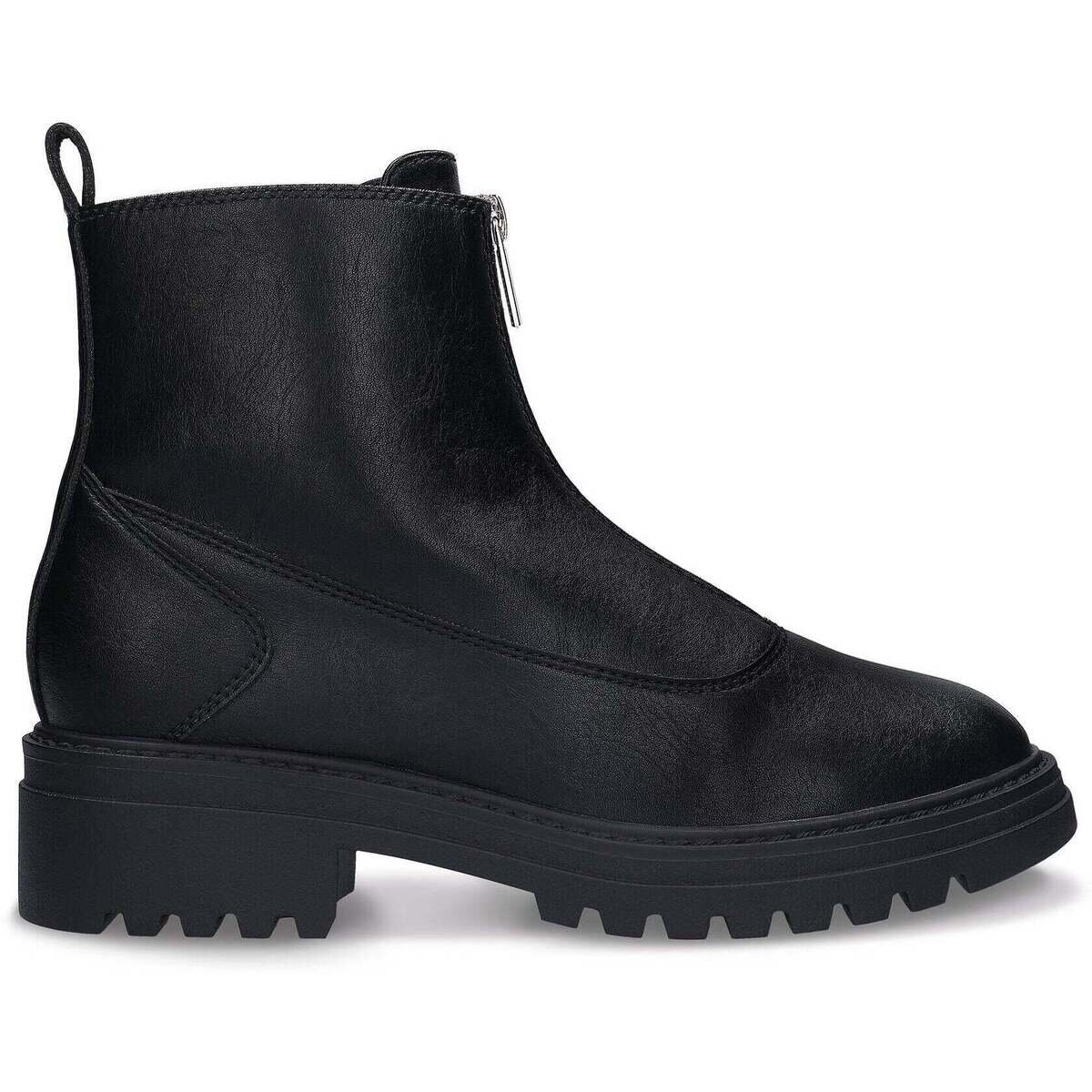Nae Vegan Shoes Pantofi Women's Vegan Ankle Boots Becca Black