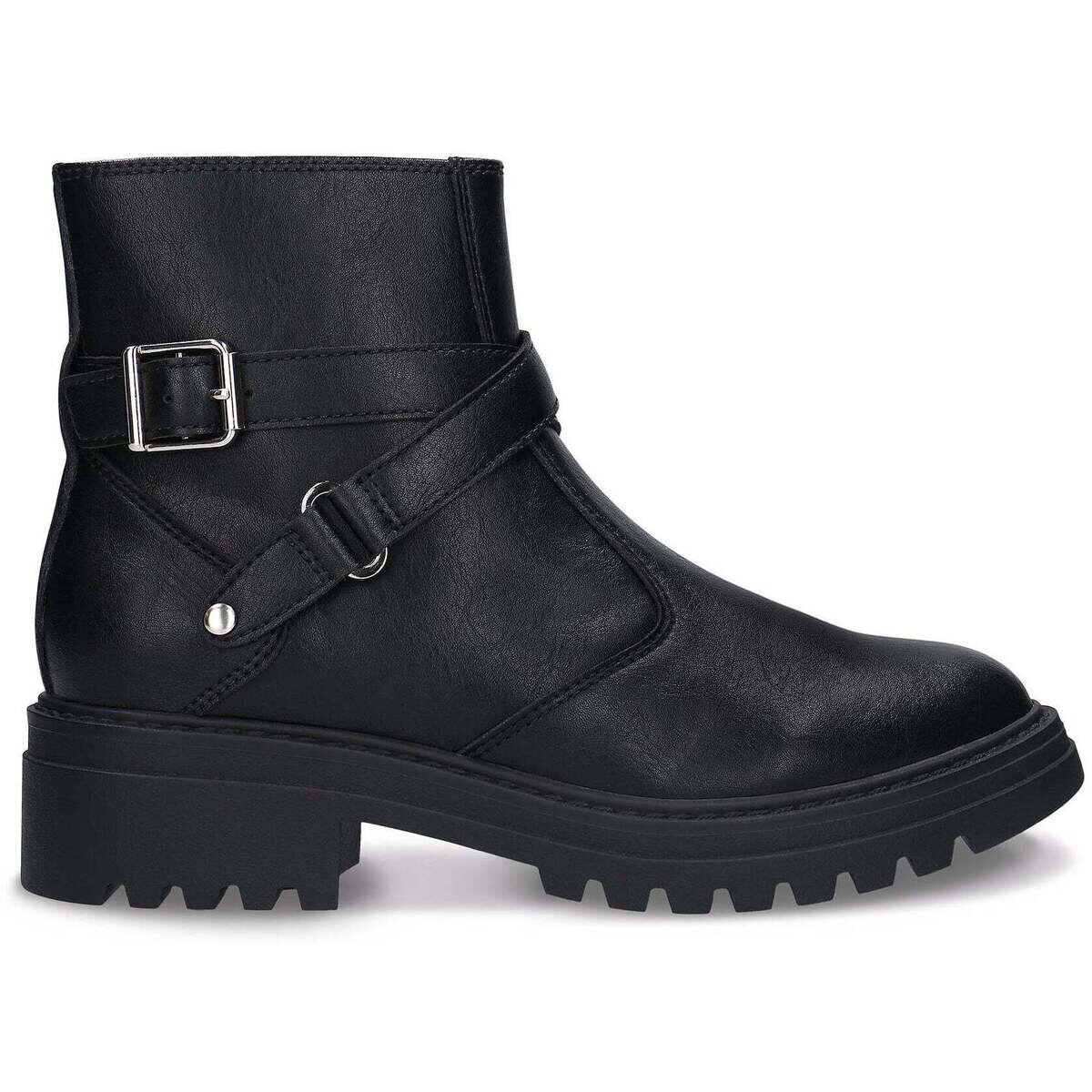 Nae Vegan Shoes Pantofi Women's Vegan Ankle Boots Cody Black