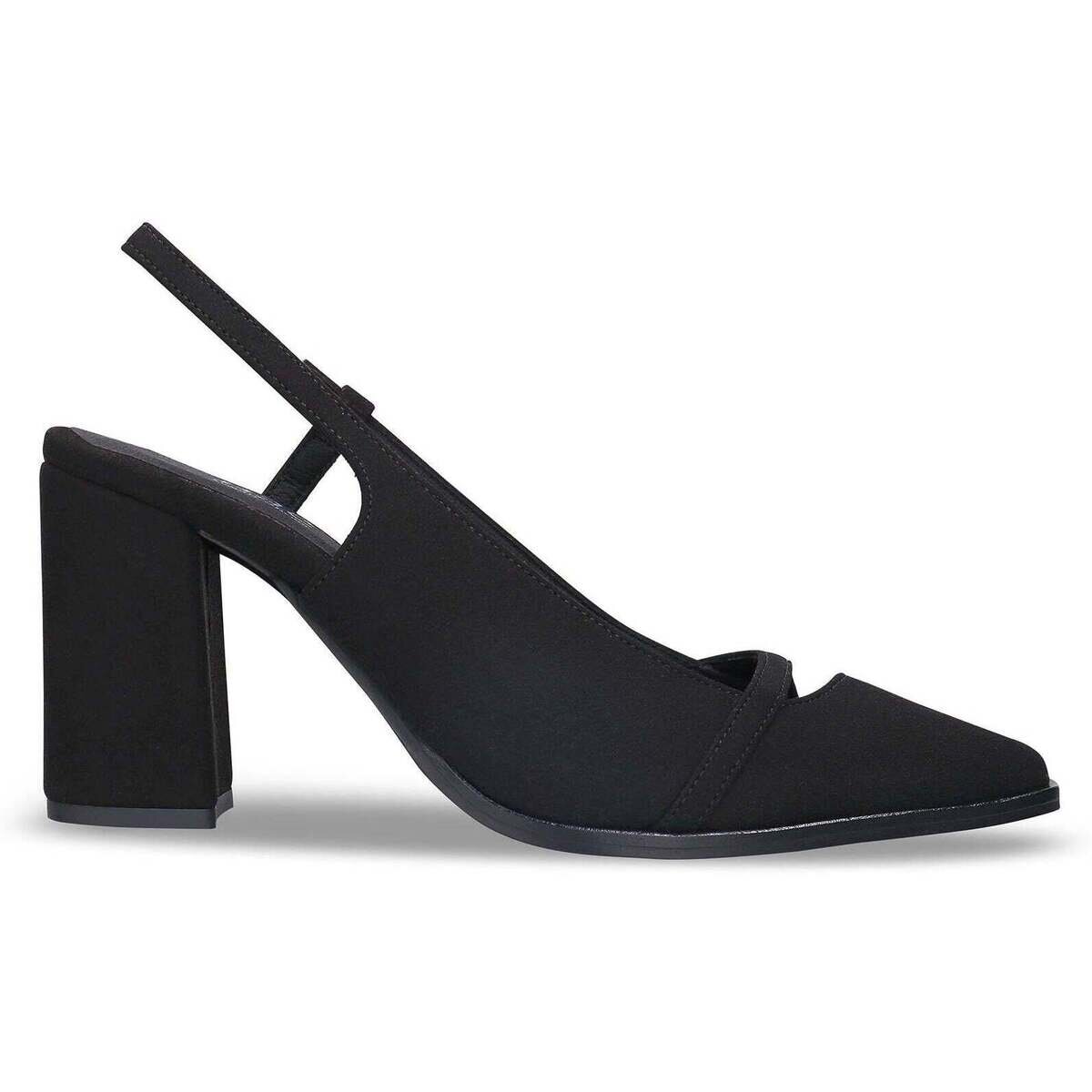 Nae Vegan Shoes Pantofi Women's Vegan Heeled Sandals Ember Black