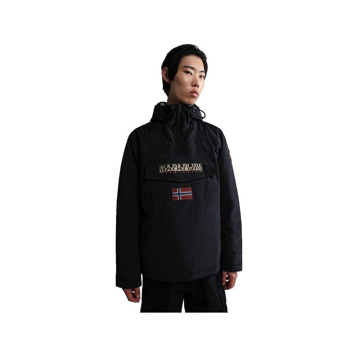 Napapijri Îmbracaminte Veste Rainforest Winter 3 noire à capuche ajustable