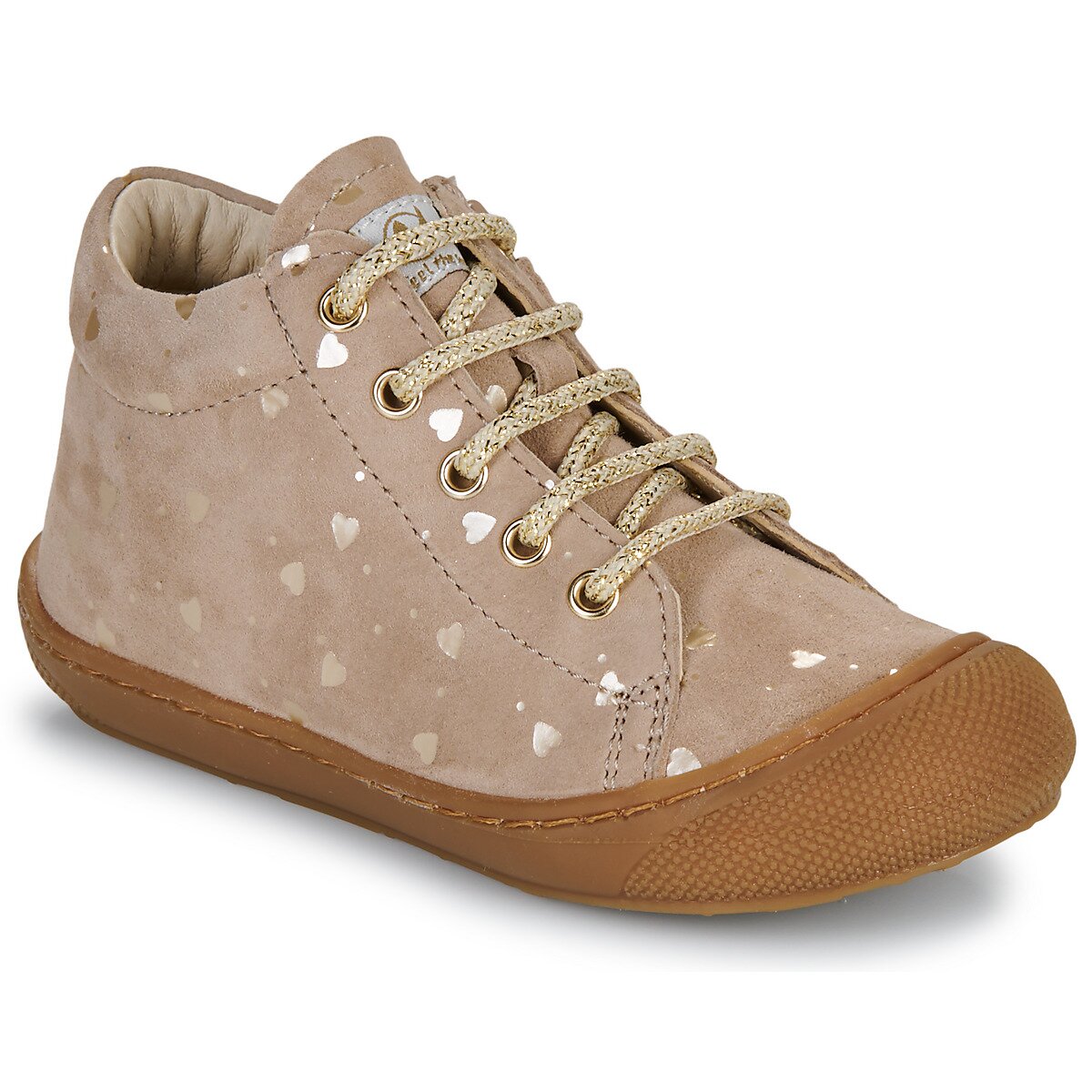 Naturino Pantofi COCOON ZIP SUEDE LOVE