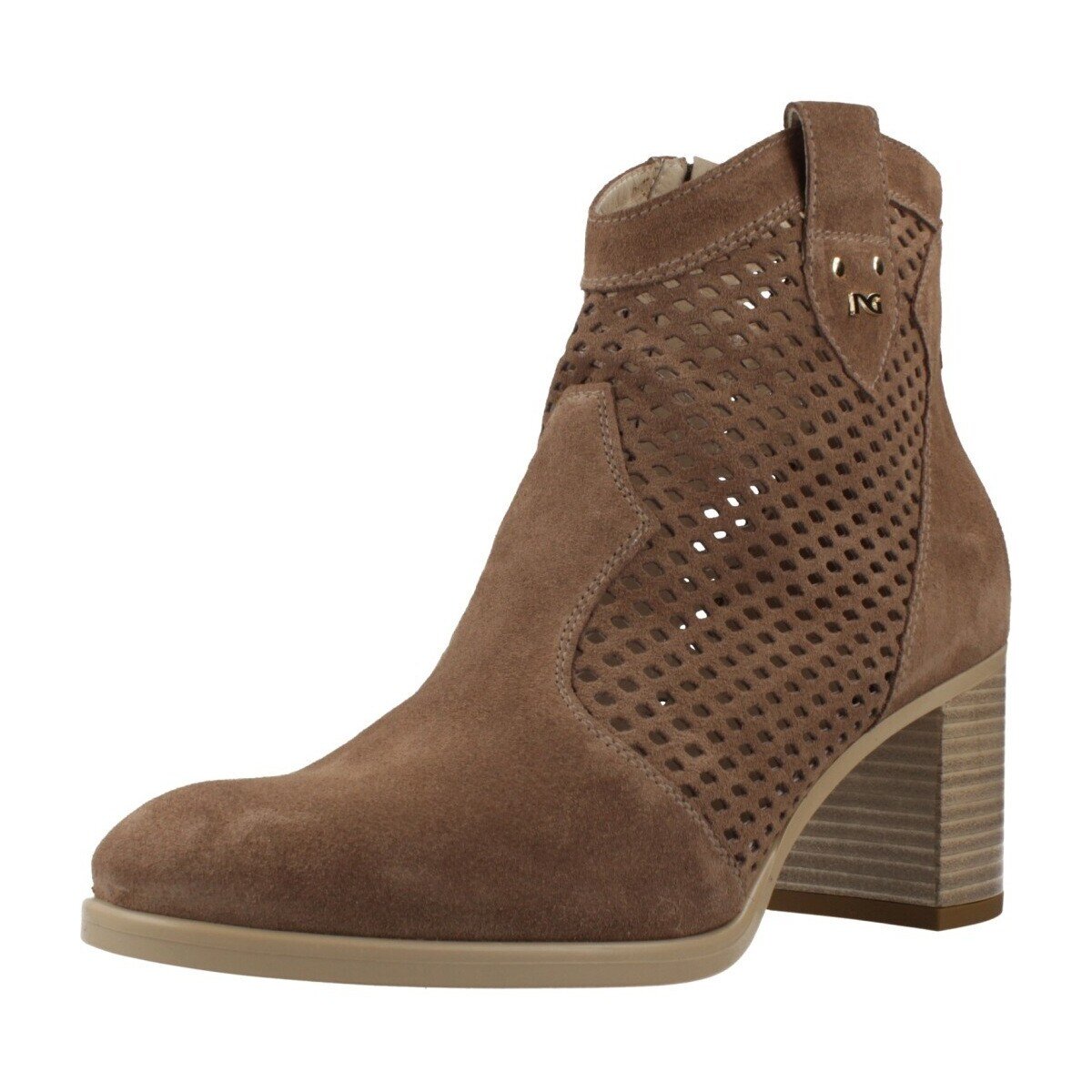 NeroGiardini Pantofi Botin Tacon Velour