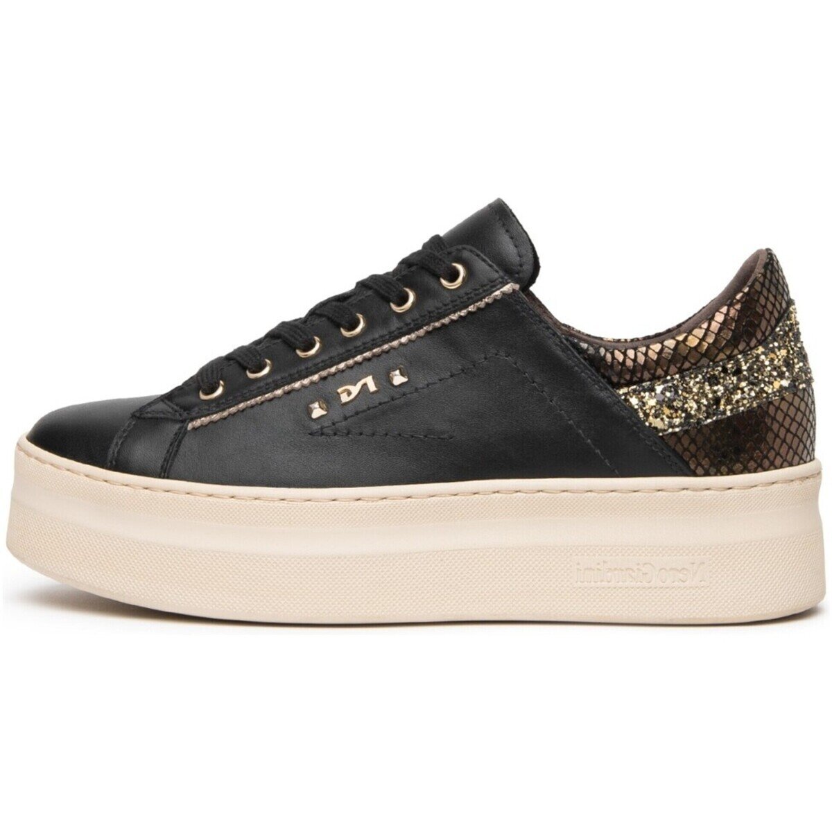 NeroGiardini Pantofi Guanto Turandot Potting Soi T.Glitter Gr.Top Sab E
