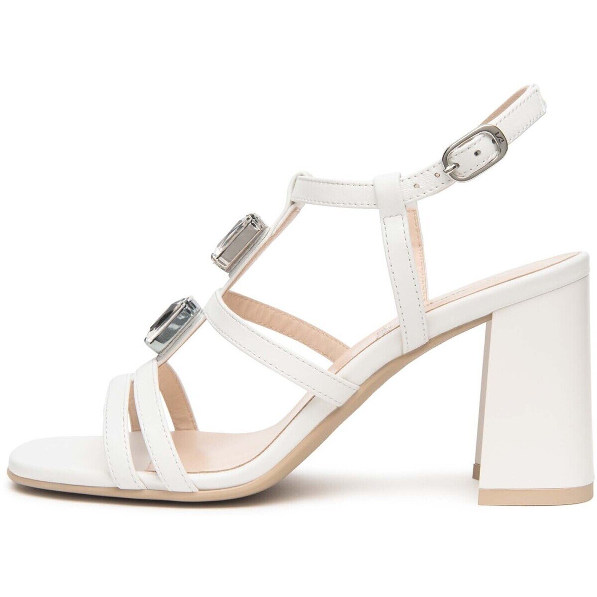 NeroGiardini Pantofi Nappa Pandora Tpu Link Fen Natural Tacco Abs 1499