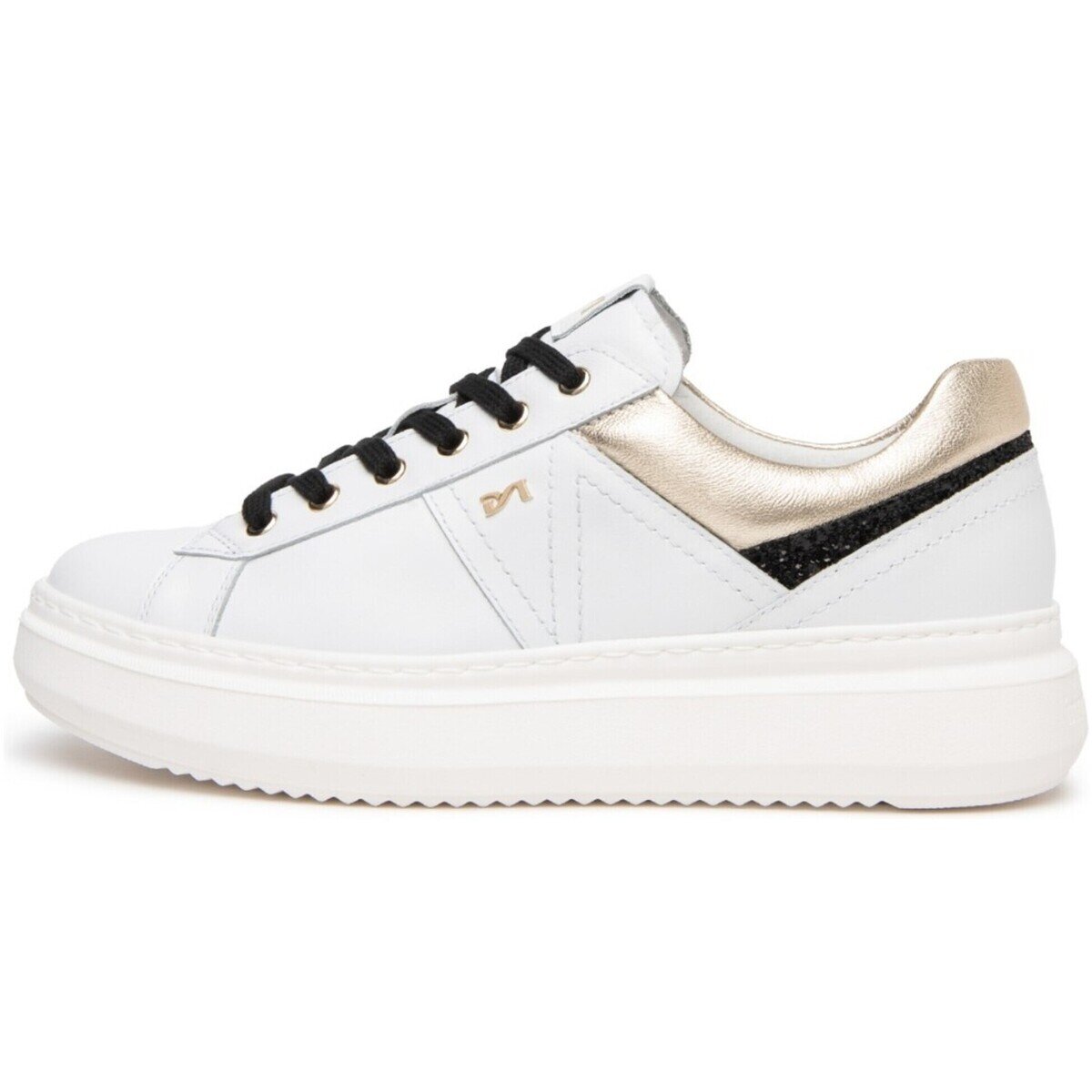 NeroGiardini Pantofi Skipper T.Glitter Gr.Top Ner Etoile Miele Pu.Riola
