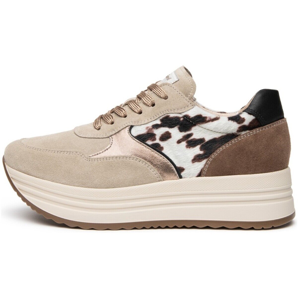 NeroGiardini Pantofi Velour Lunare Tortorailka 700 Velour Mou P