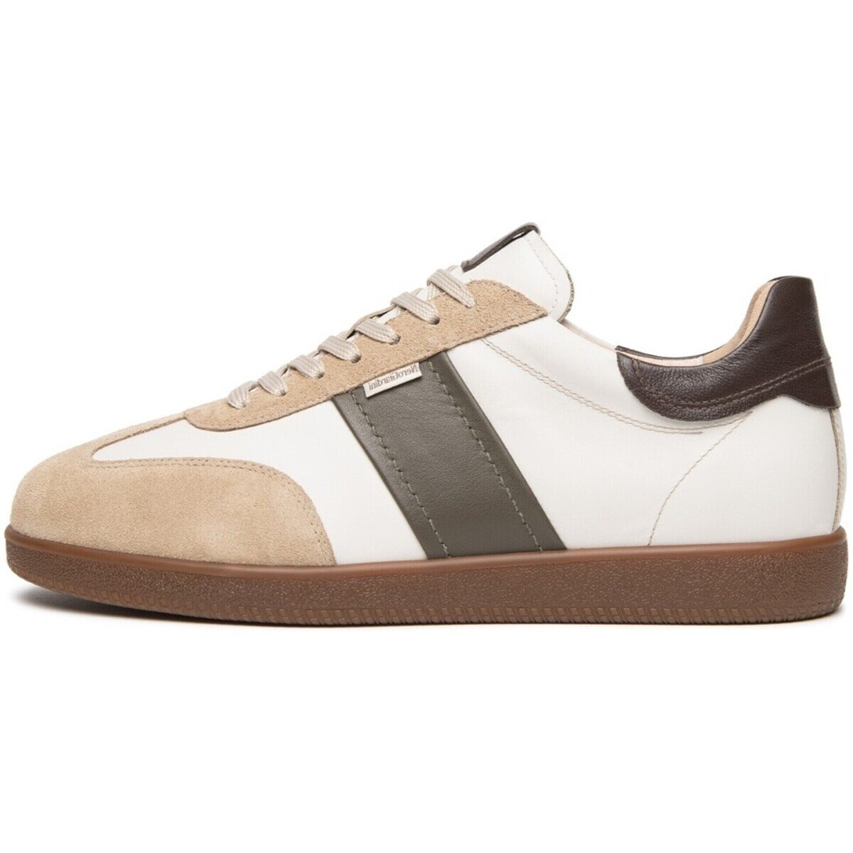 NeroGiardini Pantofi Velour Sparta Osso Sauvage Oliva Perseo Tr Pejo