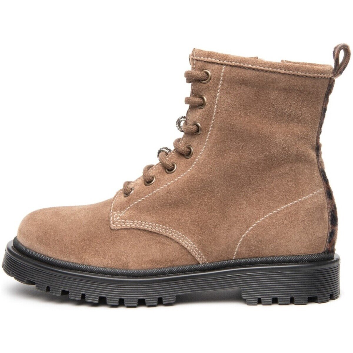 NeroGiardini Pantofi Velour T.Brill Platino 6074 T.Bert Dis.625 Caffe T