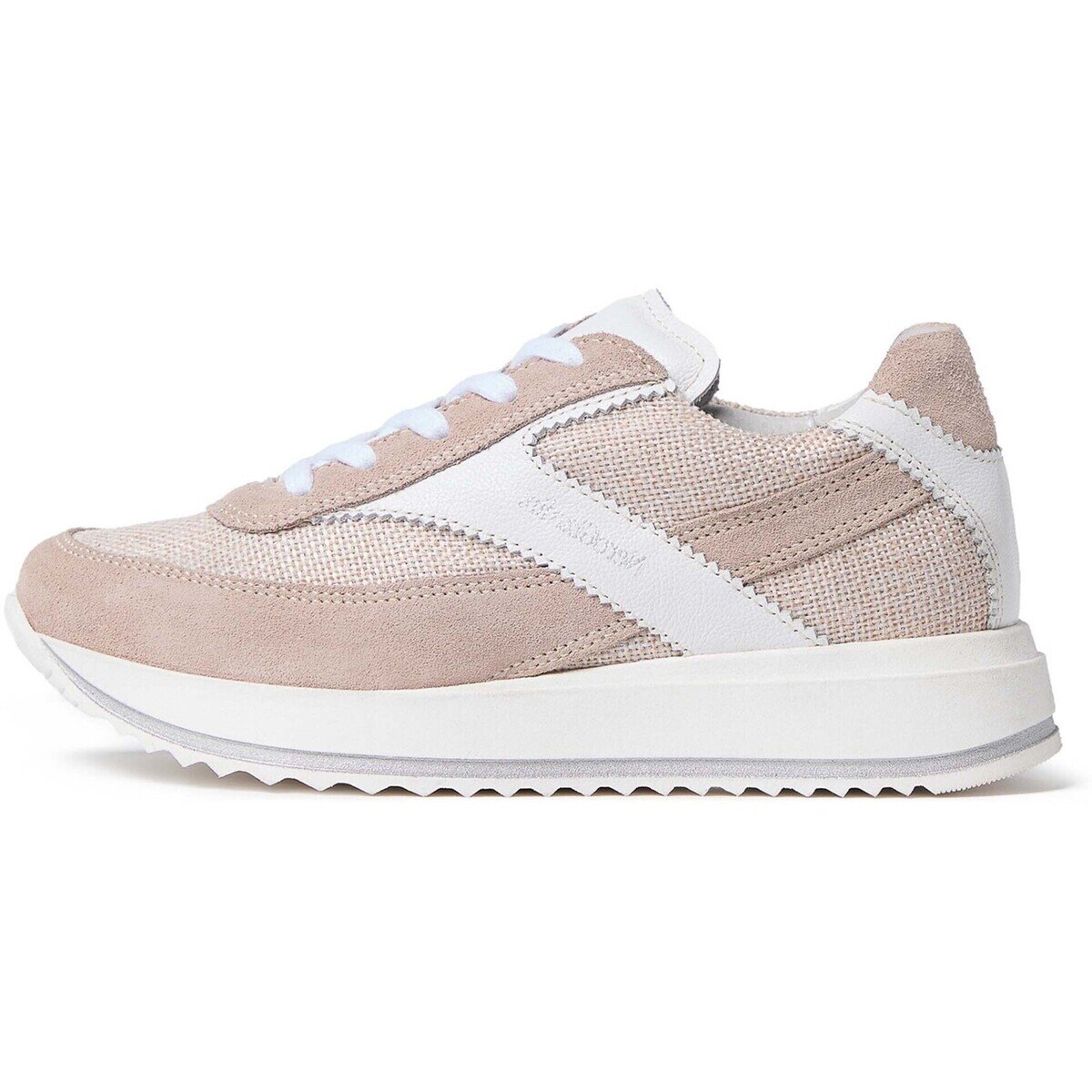 NeroGiardini Pantofi Velour T.Lino Lurex 07 Femm Perseo Tr Onda