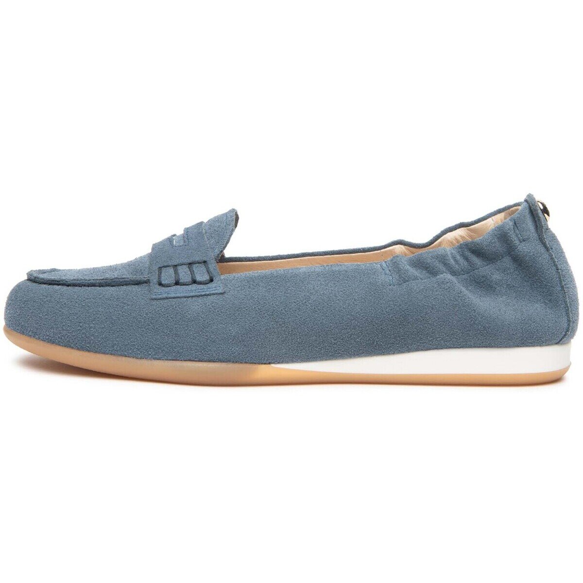 NeroGiardini Pantofi Velour Tr Dogna Ambra/Avori