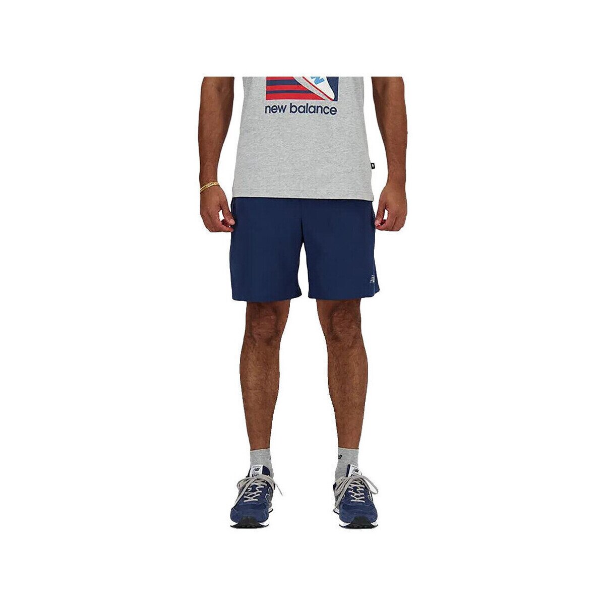New Balance Îmbracaminte Shorts ms41232-nny en polyester recyclé