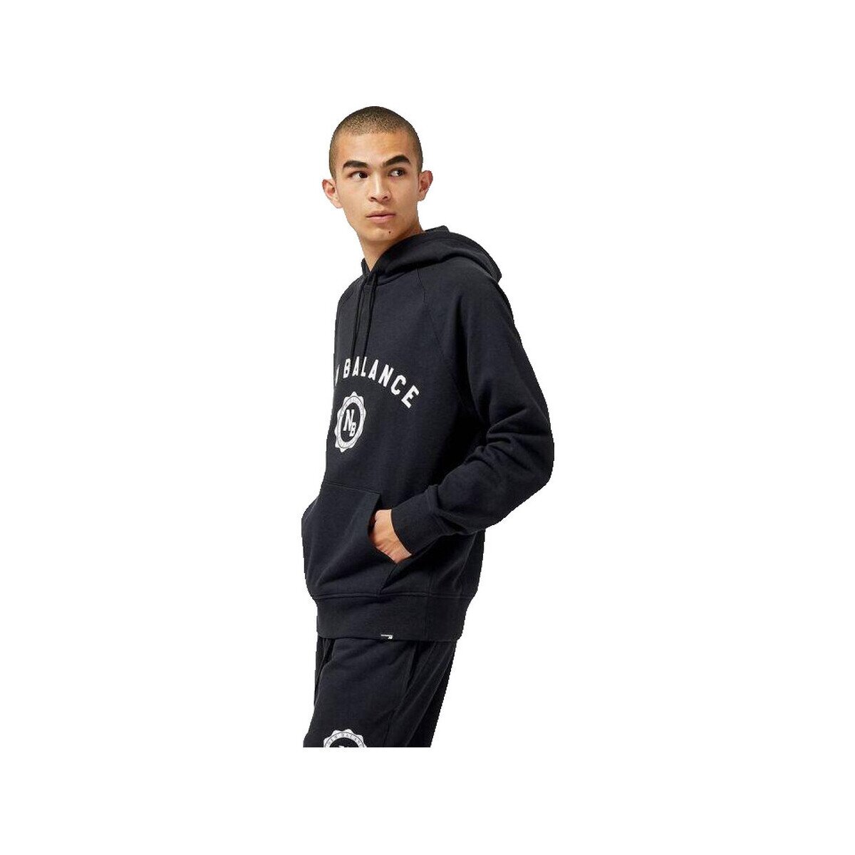 New Balance Îmbracaminte Sweat à capuche mt31901bk noir coton et polyester