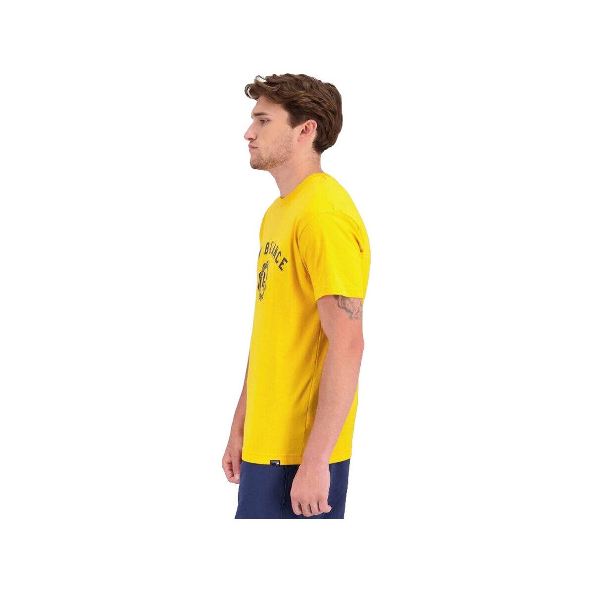 New Balance Îmbracaminte T-shirt 100% coton jaune