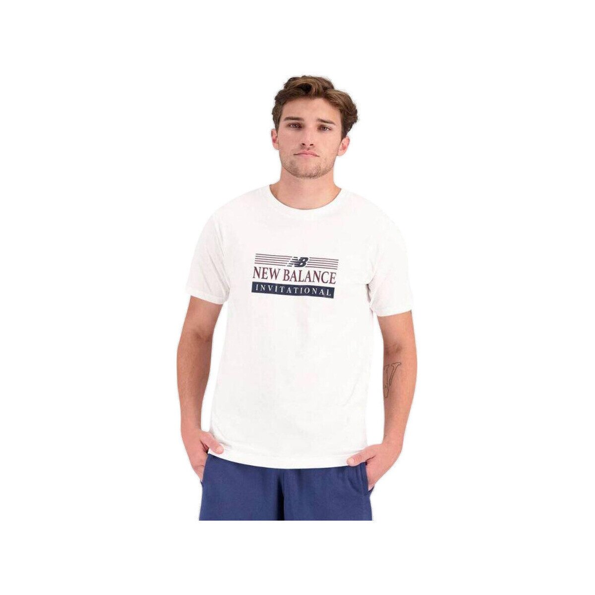 New Balance Îmbracaminte T-shirt MT31906WT 100% coton