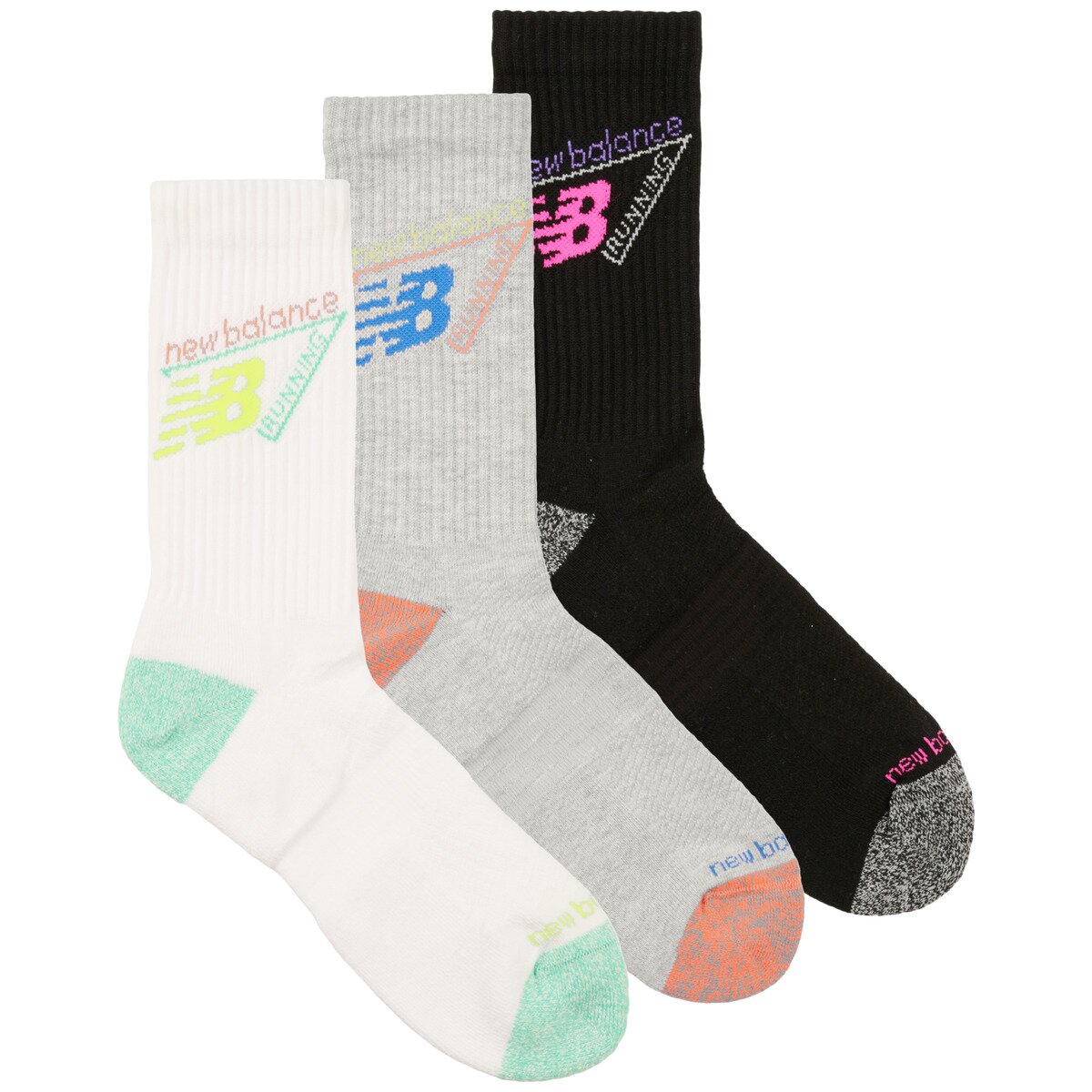 New Balance Lenjerie intimă ACTIVE GRAPHIC CREW SOCKS 3 PACK