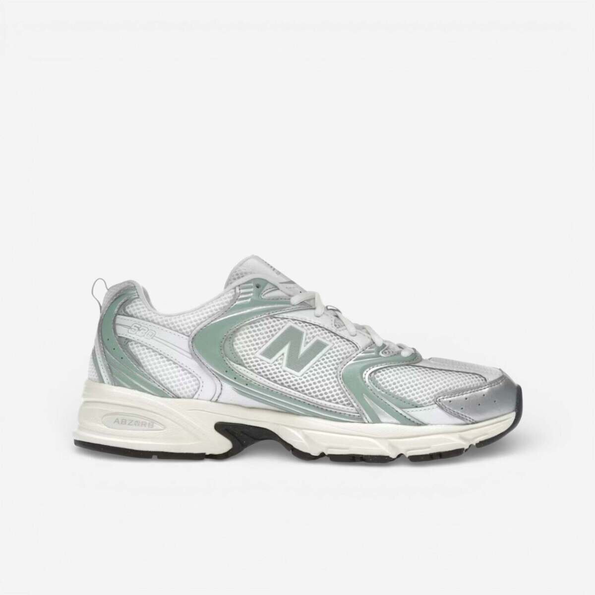 New Balance Pantofi 530 Silver Metallic Mosaic Green