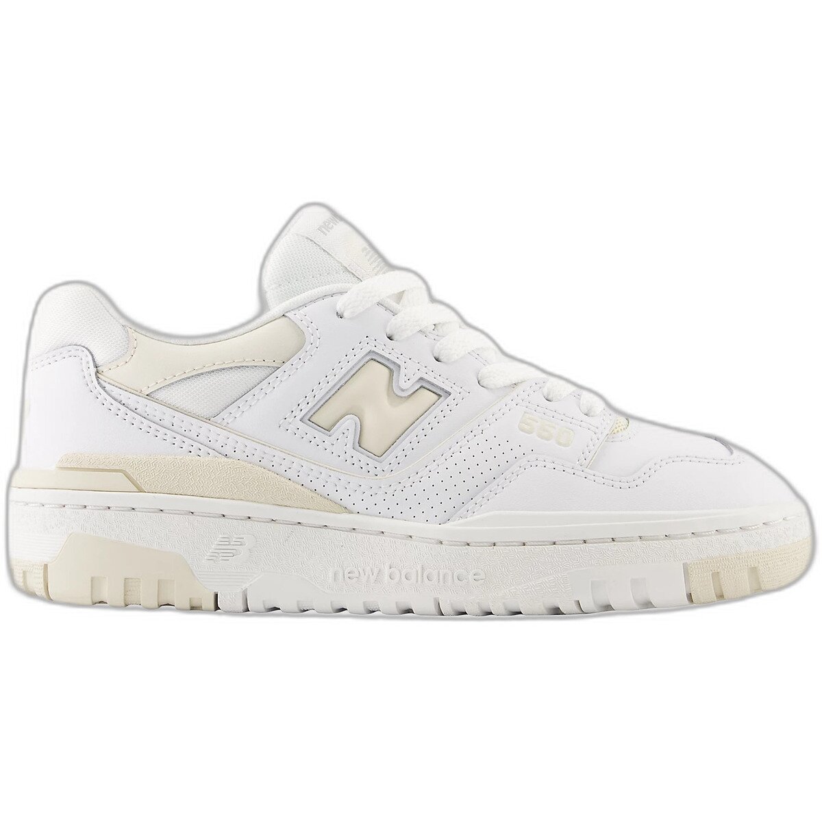 New Balance Pantofi 550 White Cream Leather (GS)
