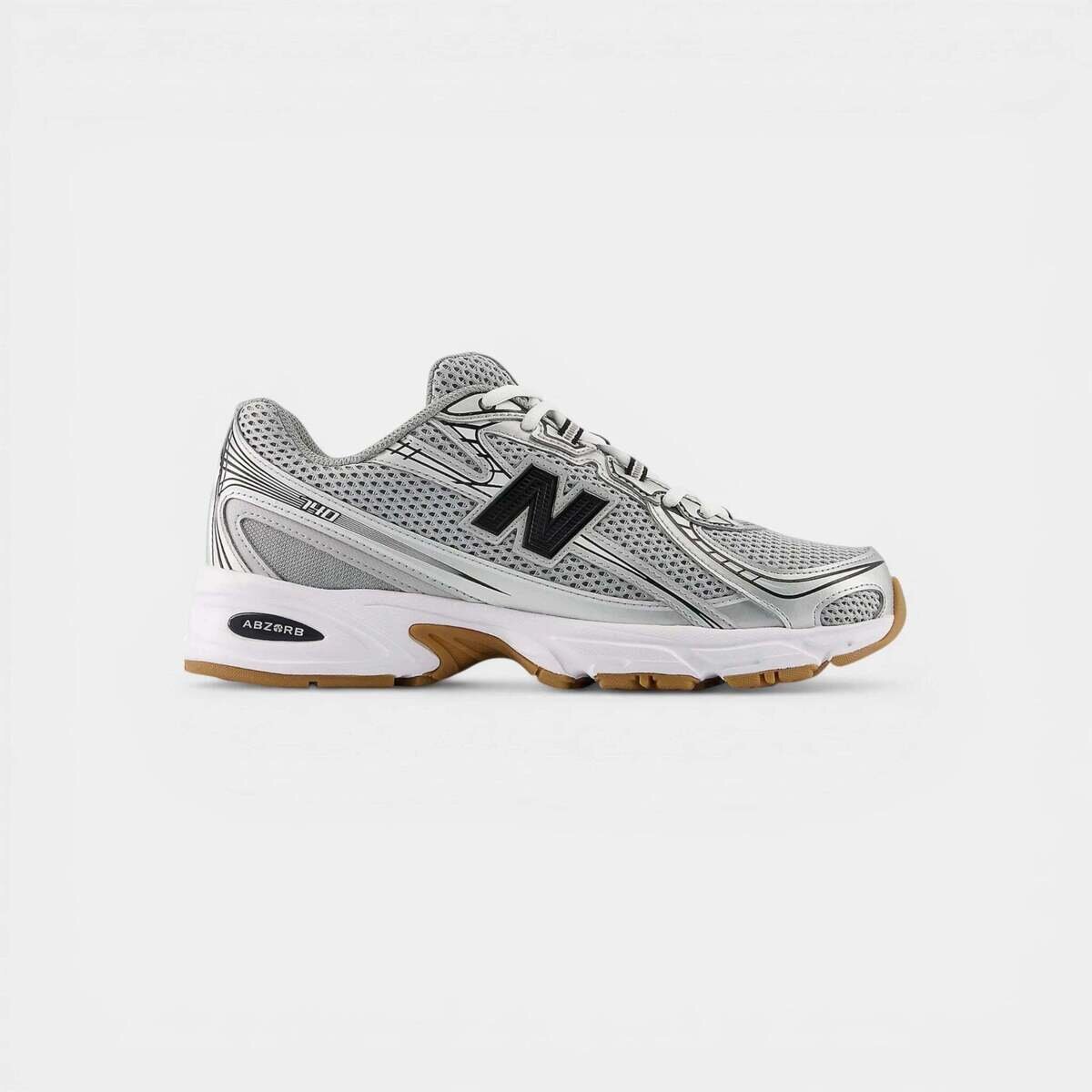 New Balance Pantofi 740 Slate Grey Frosted Glass White Gum