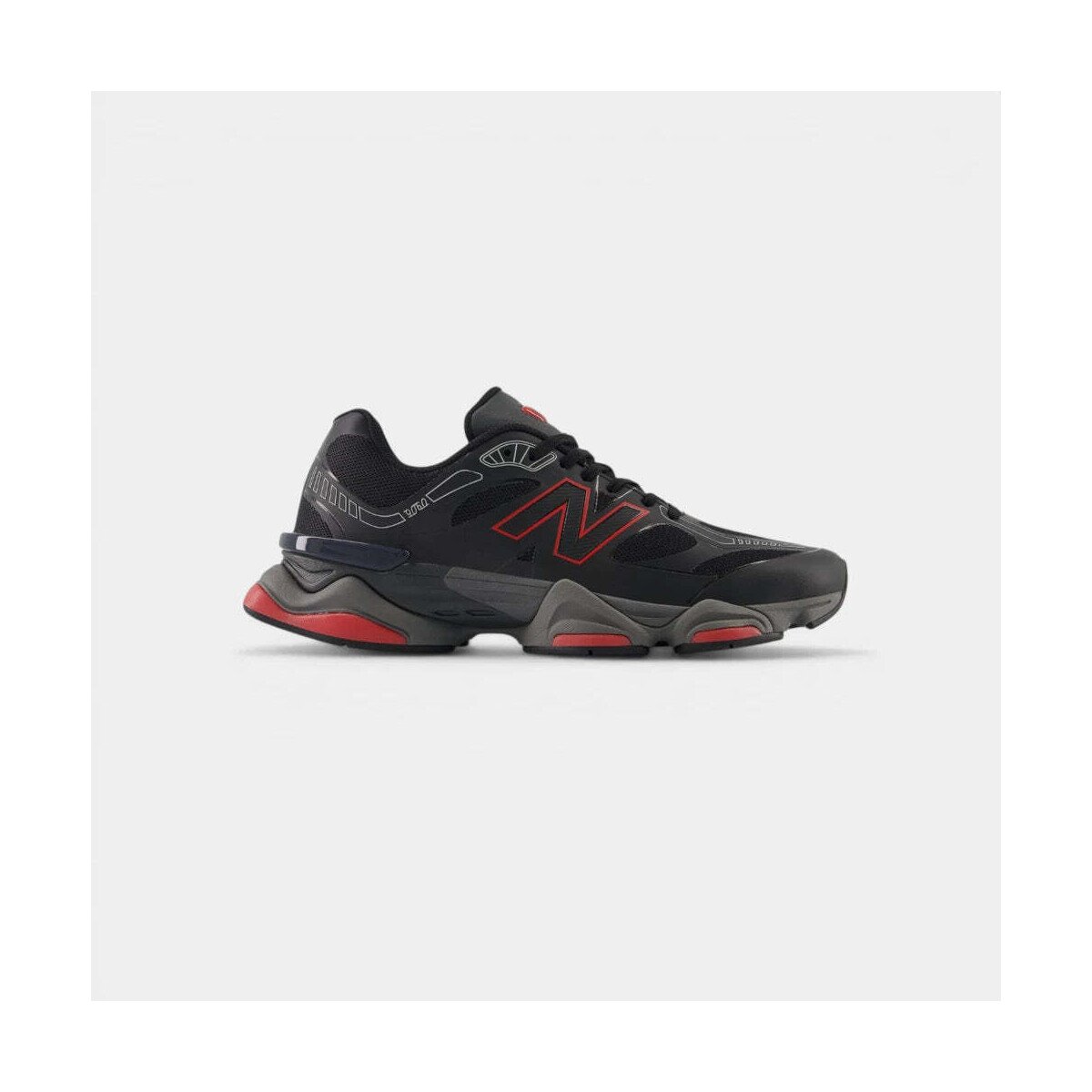 New Balance Pantofi 9060 Black/Fire Cracker