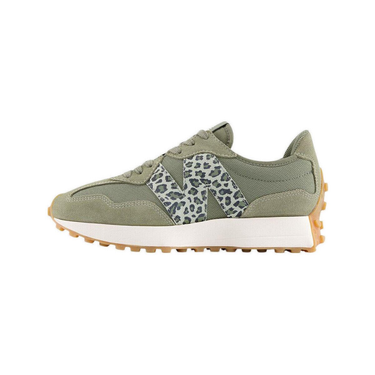 New Balance Pantofi Baskets 327 kaki daim et textile