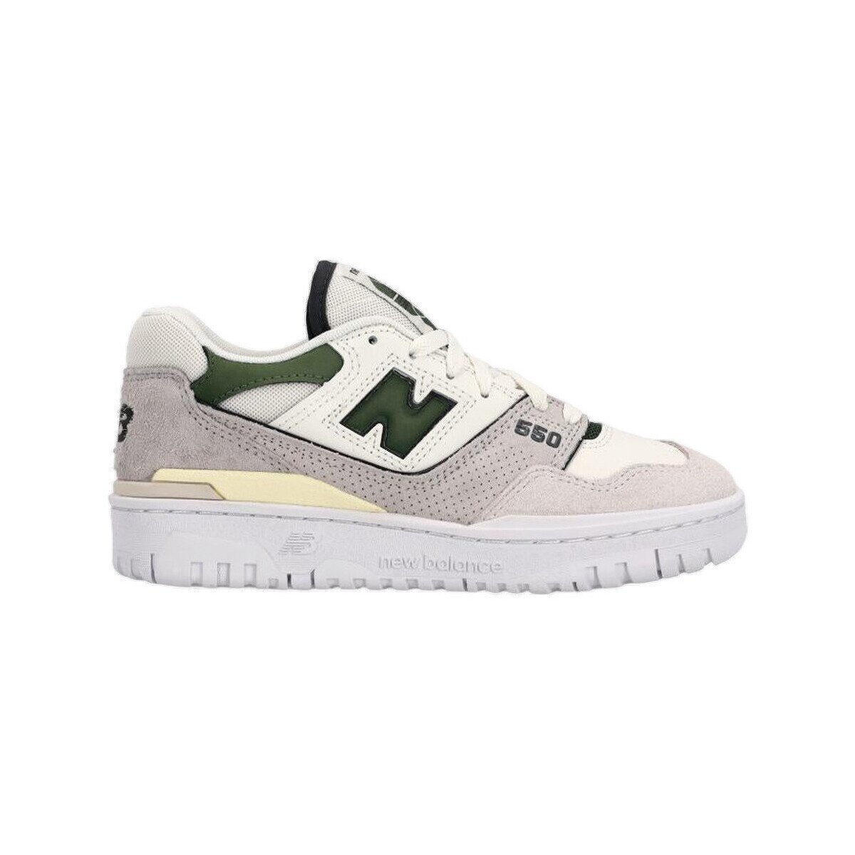 New Balance Pantofi Baskets 550 beige / white / green