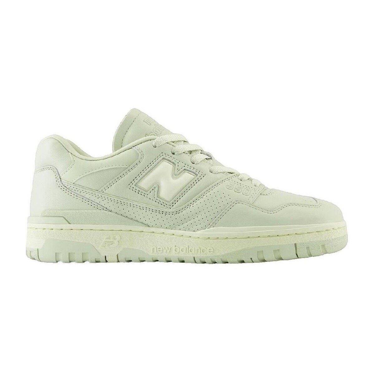 New Balance Pantofi Chaussures BB550 unisexes en cuir blanc