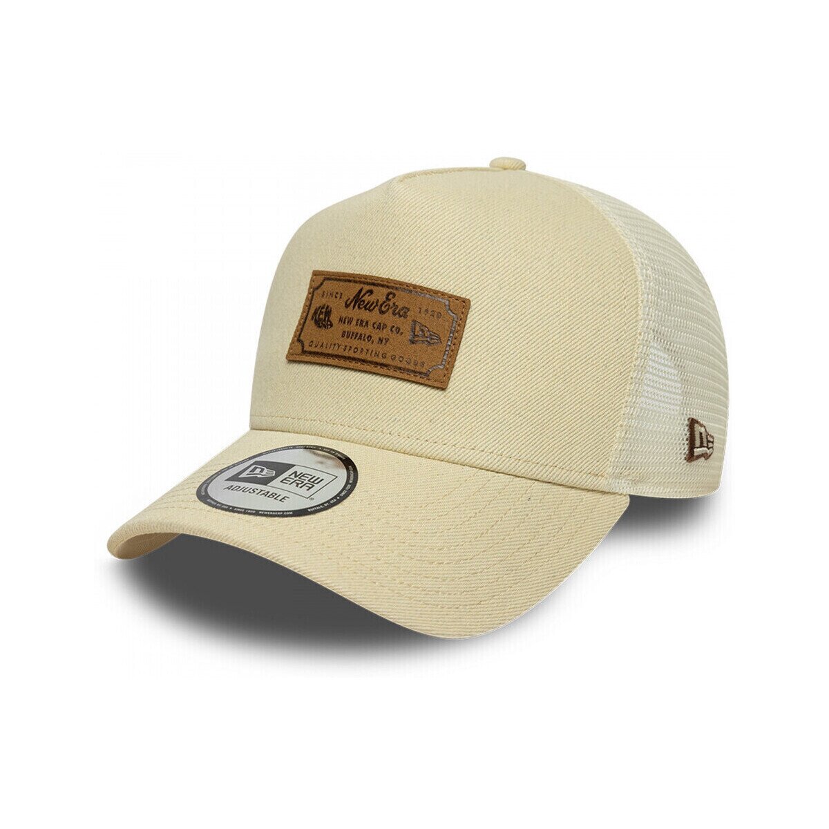 New Era Accesorii textile Denim leather patch trucker newera