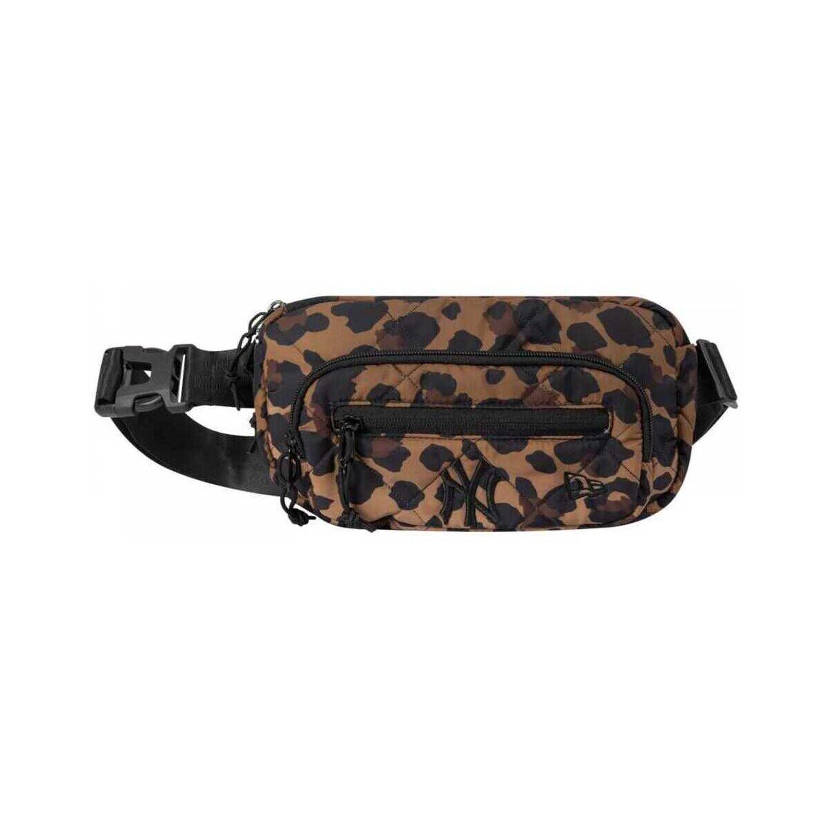 New Era Genti Leopard quilted waist bag neyyan