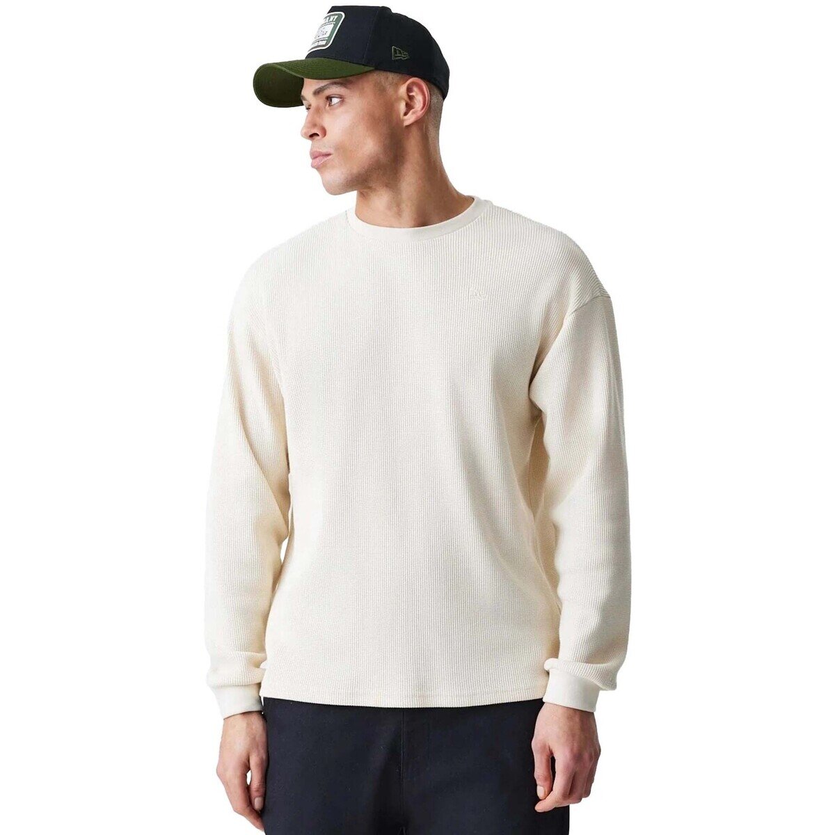 New Era Îmbracaminte Ne Ls Waffle Tee Newera Ltc