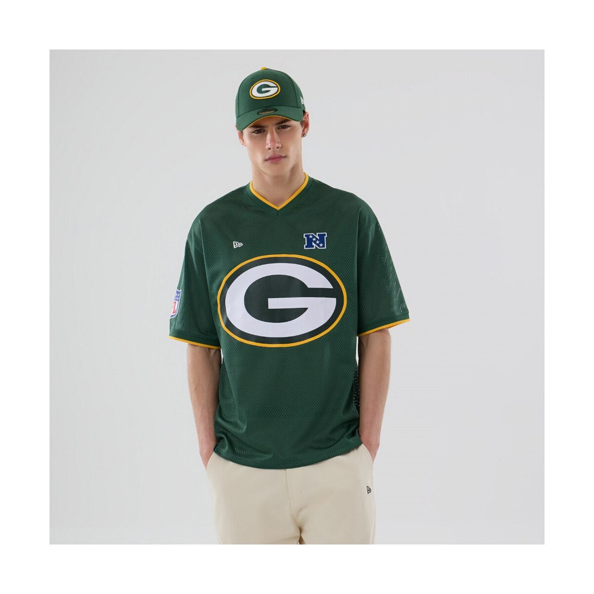 New Era Îmbracaminte Nfl mesh os tee grepac