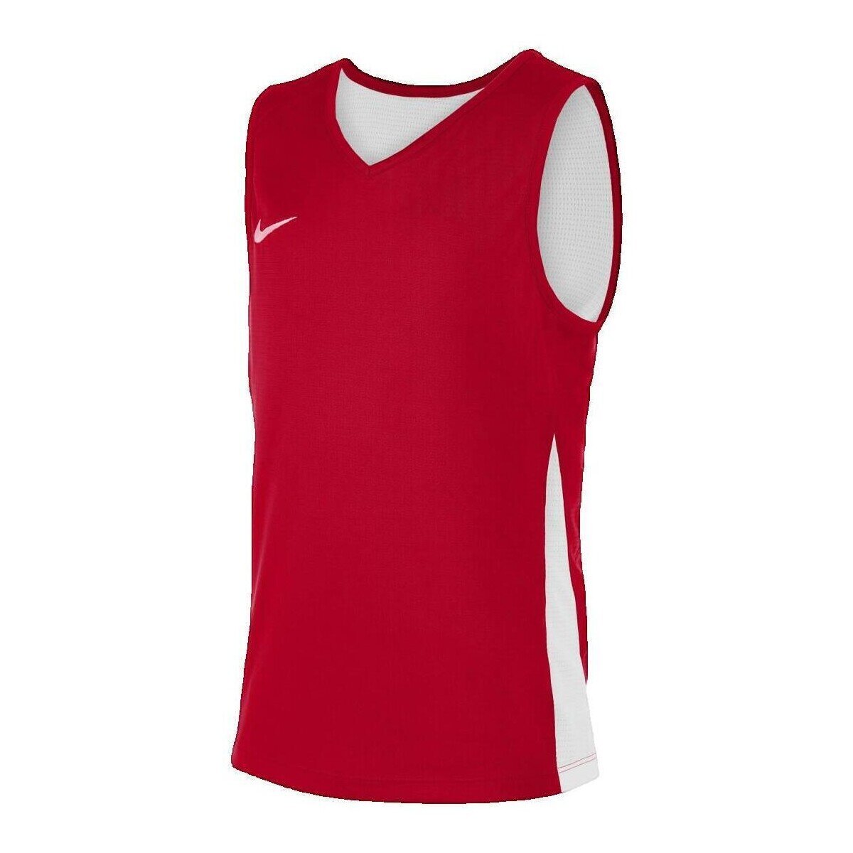 Nike Îmbracaminte Débardeur Team Basketball Réversible Rouge et Blanc