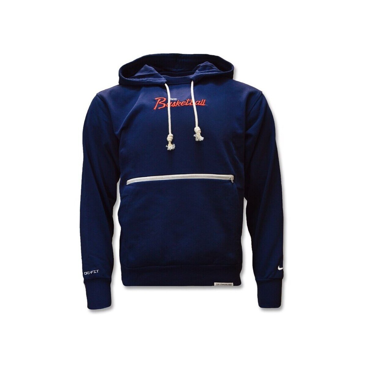 Nike Îmbracaminte Standard Issue Hoodie College Navy Pale Ivory