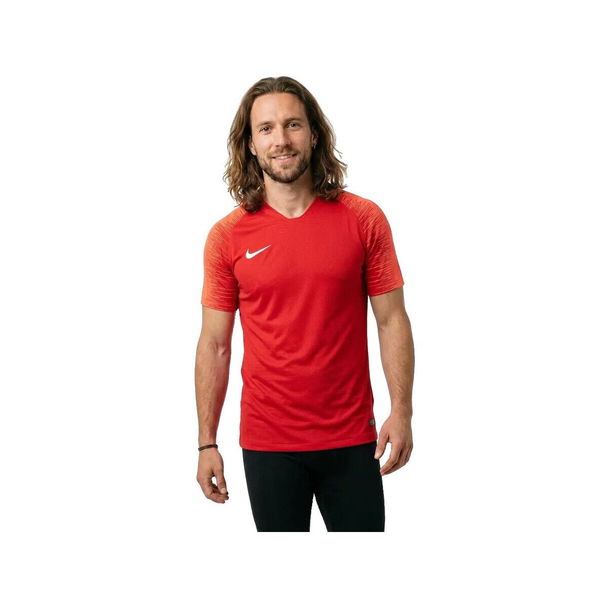 Nike Îmbracaminte T-shirt Vapor Knit II rouge polyester recyclé