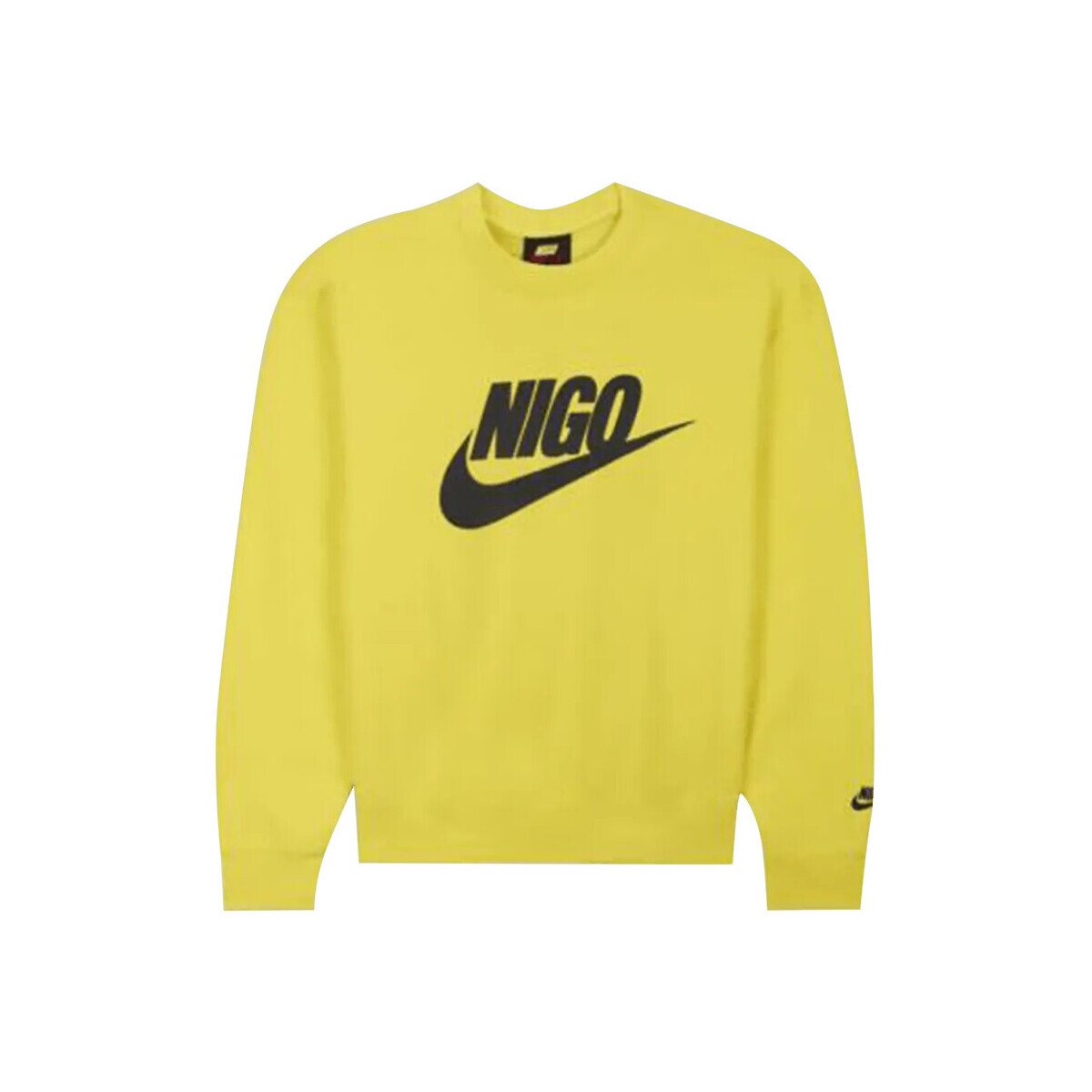 Nike Îmbracaminte x Nigo Fleece Crew Sweatshirt Yellow