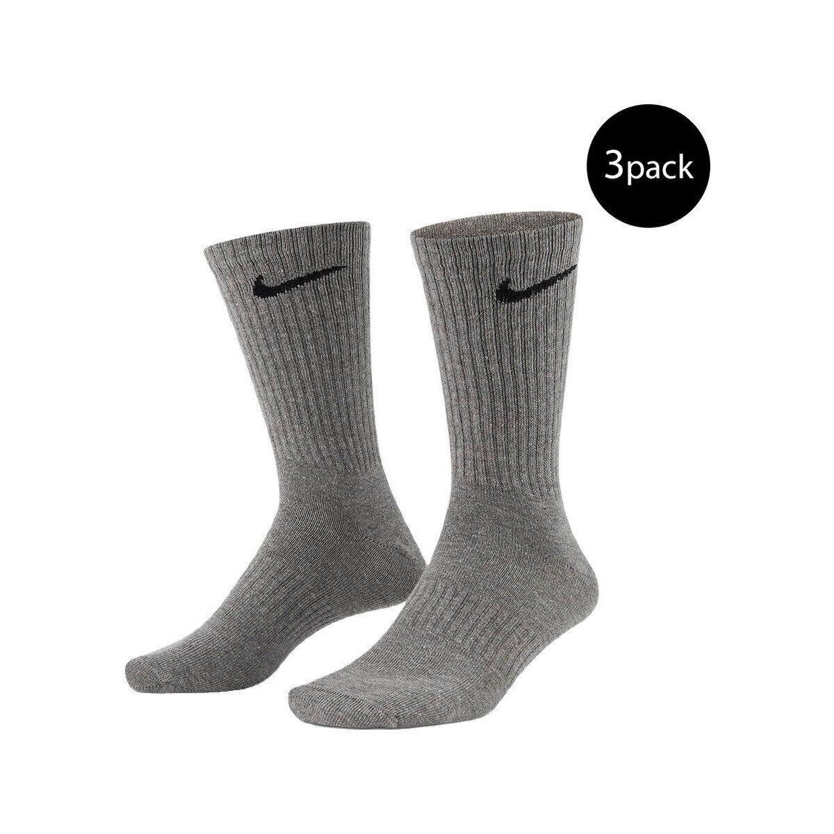 Nike Lenjerie intimă Chaussettes everyday lightweight crew noir/gris/blanc