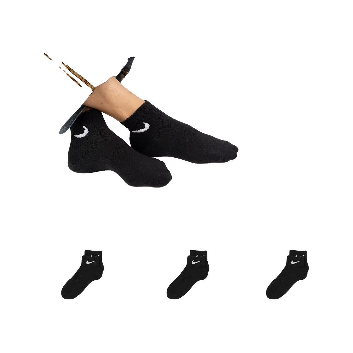 Nike Lenjerie intimă Chaussettes everyday lightweight noir