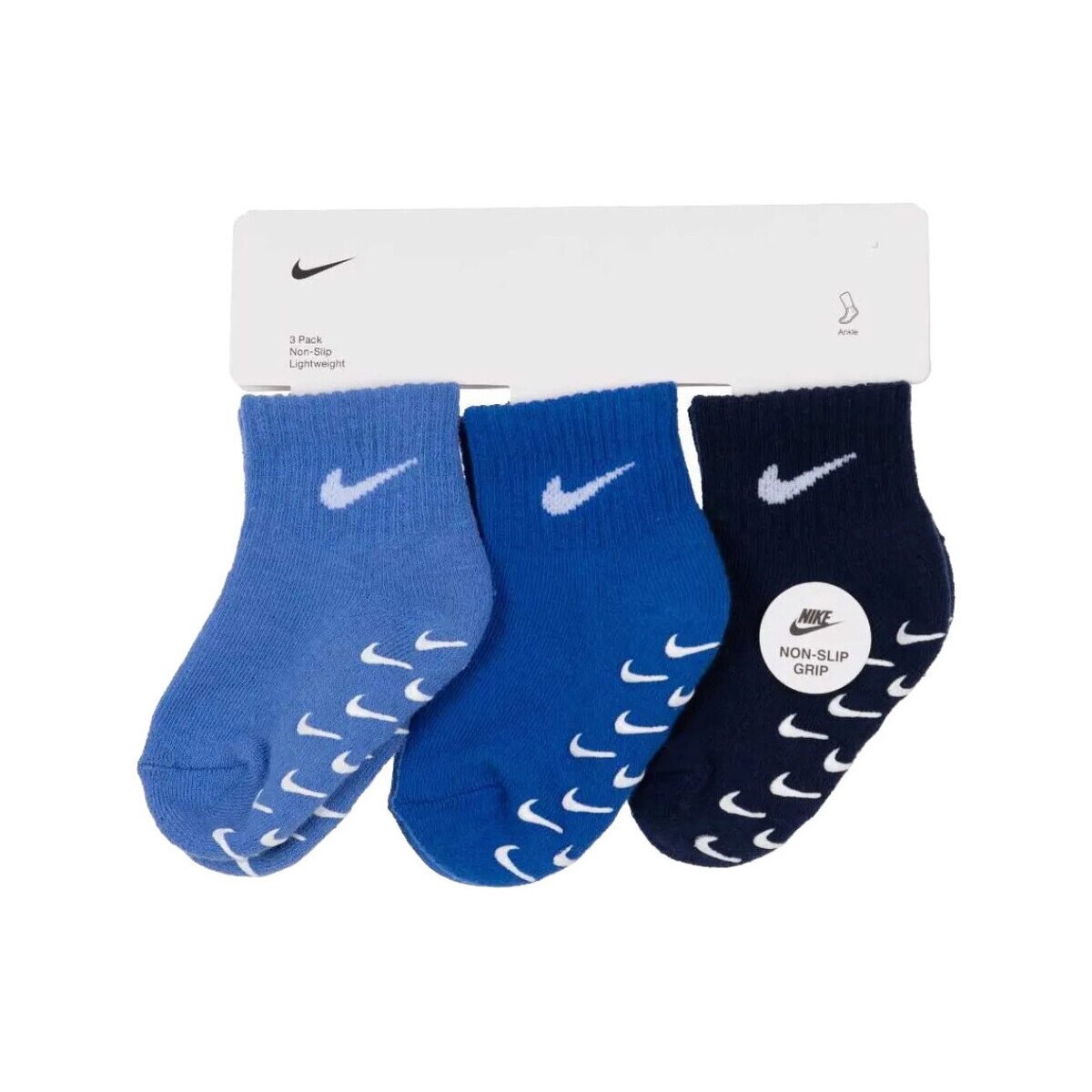 Nike Lenjerie intimă Chaussettes gripper s quarter bleu 3 paires