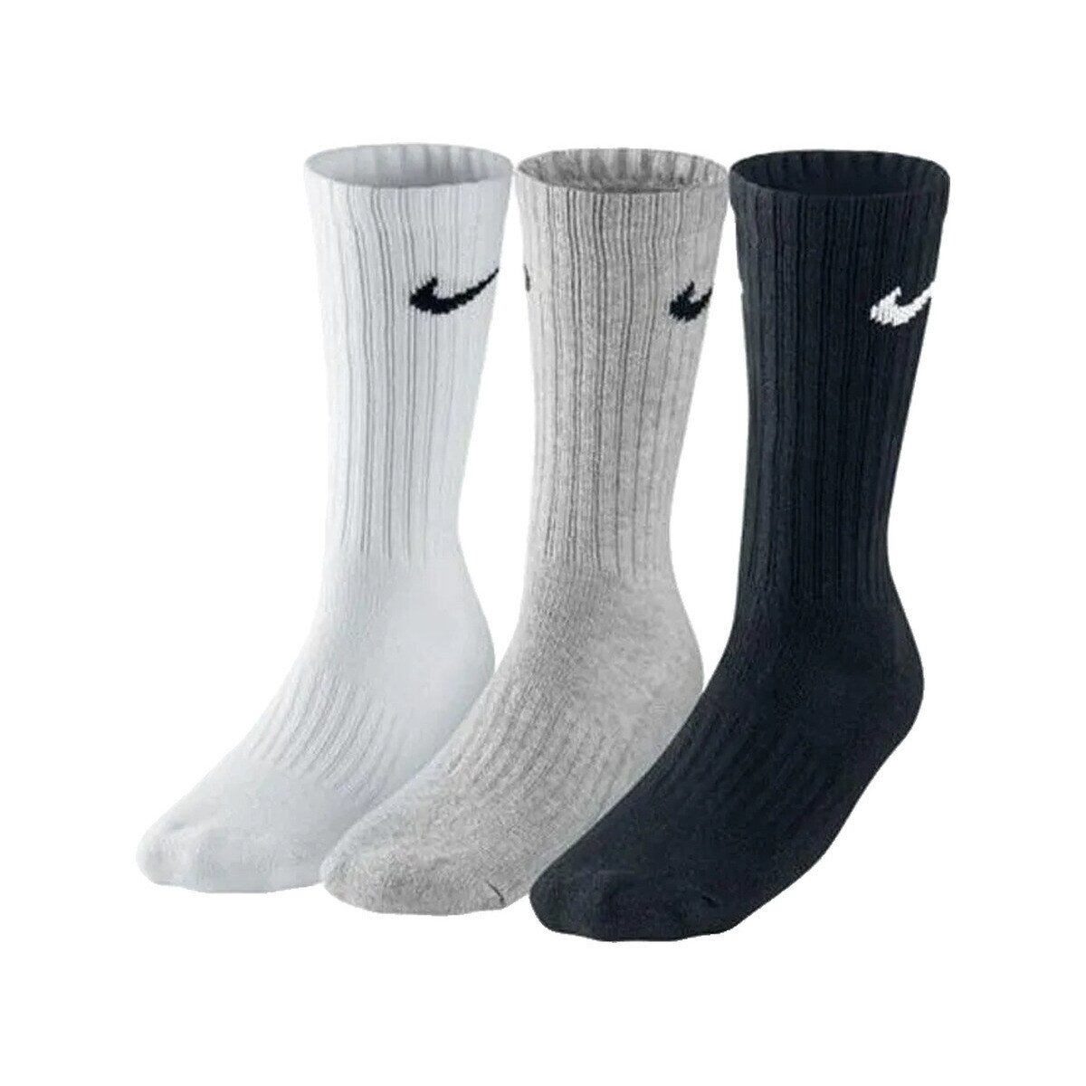 Nike Lenjerie intimă Chaussettes Lot de 3 Paires coton avec compression