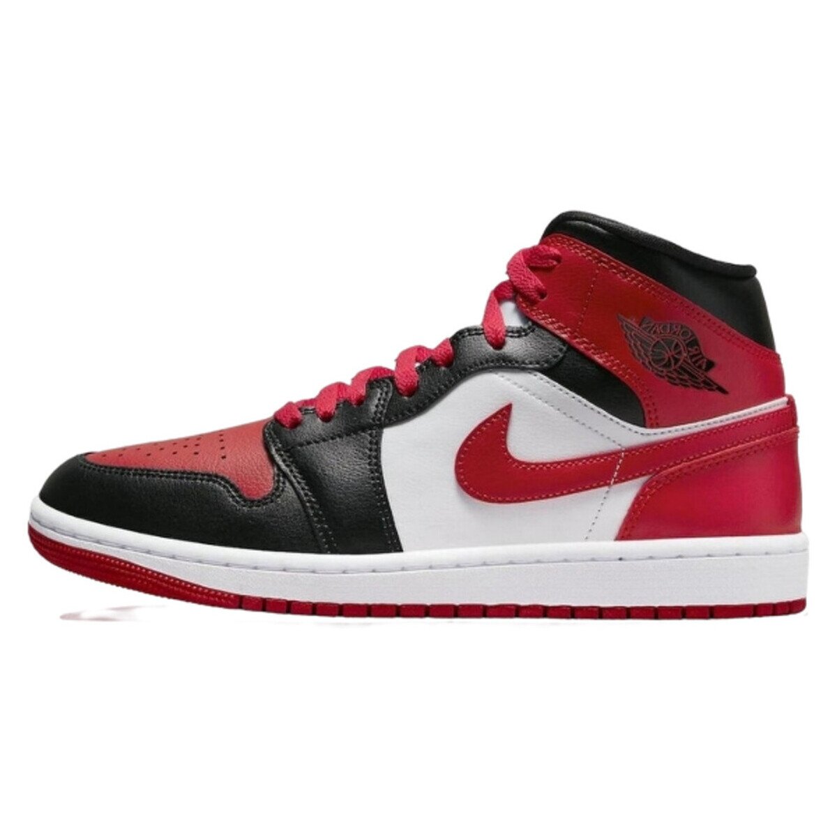 Nike Pantofi 1 Mid White Bred Toe