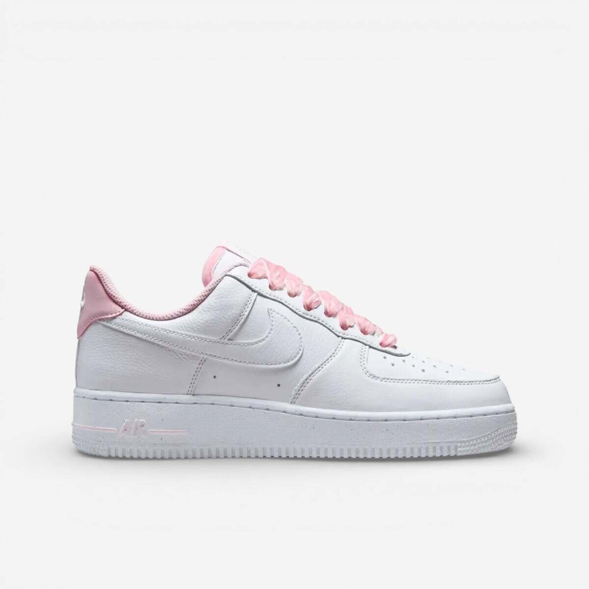 Nike Pantofi Air Force 1 Low Pink Foam Ribbon Laces (Women's)