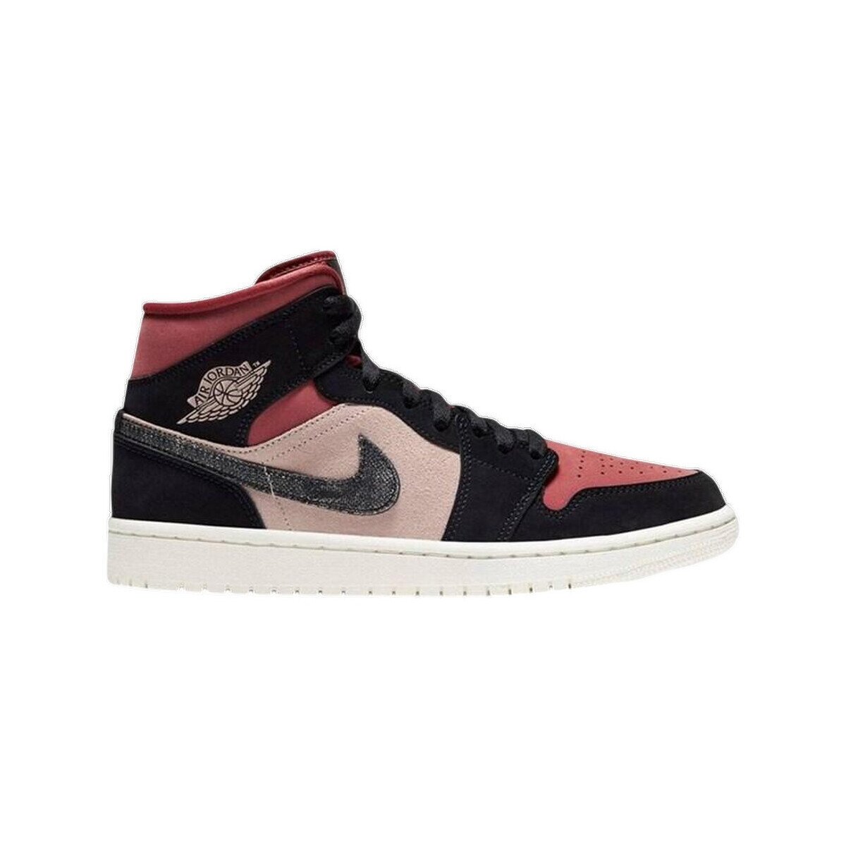 Nike Pantofi Baskets Air Jordan 1 Mid Canyon Rust cuir de haute qualité