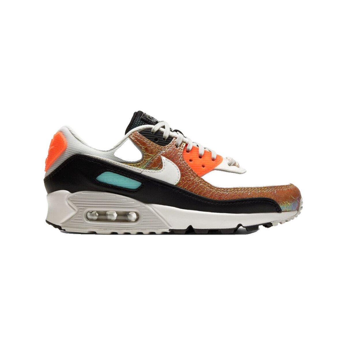 Nike Pantofi Baskets Air Max 90 cuir noir doré