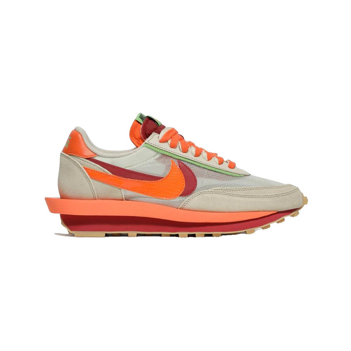 Nike Pantofi Baskets ld waffle sacai clot net orange blaze en daim