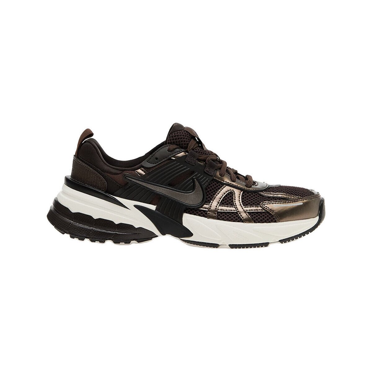 Nike Pantofi Baskets v2k run marron/white/black