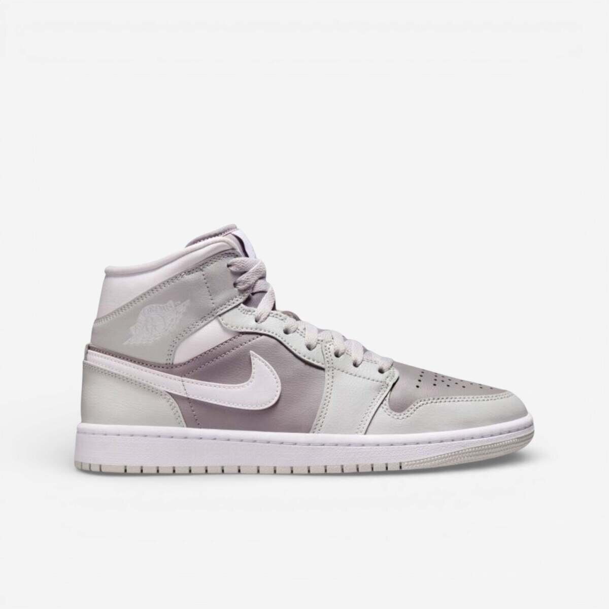 Nike Pantofi Jordan 1 Mid Photon Dust Atmosphere Grey (Women's)
