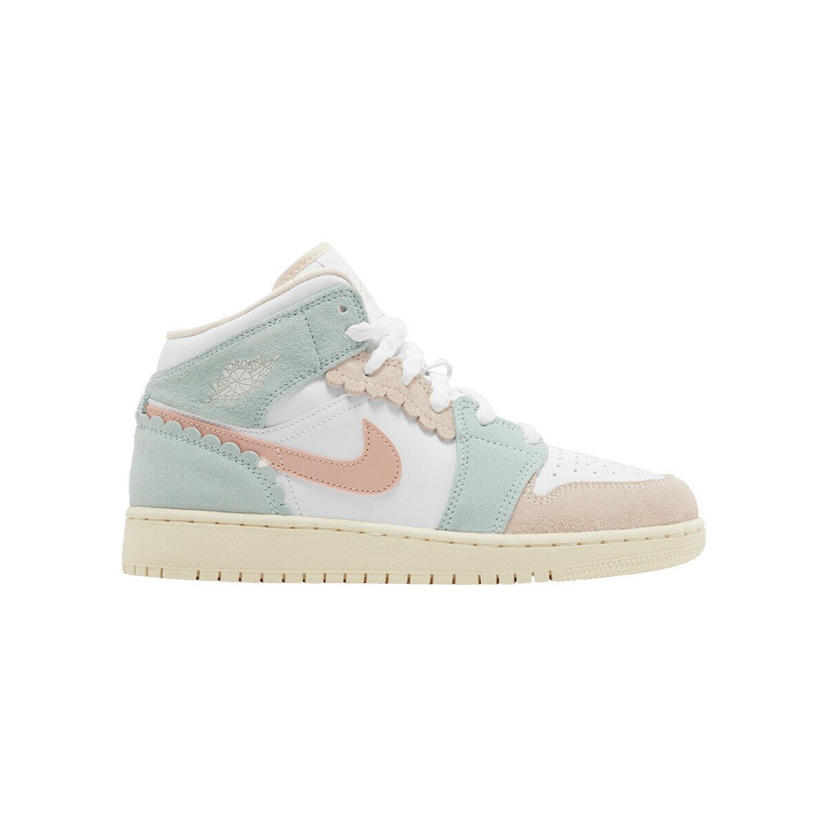 Nike Pantofi Jordan 1 Mid SE Pink Oxford (GS)