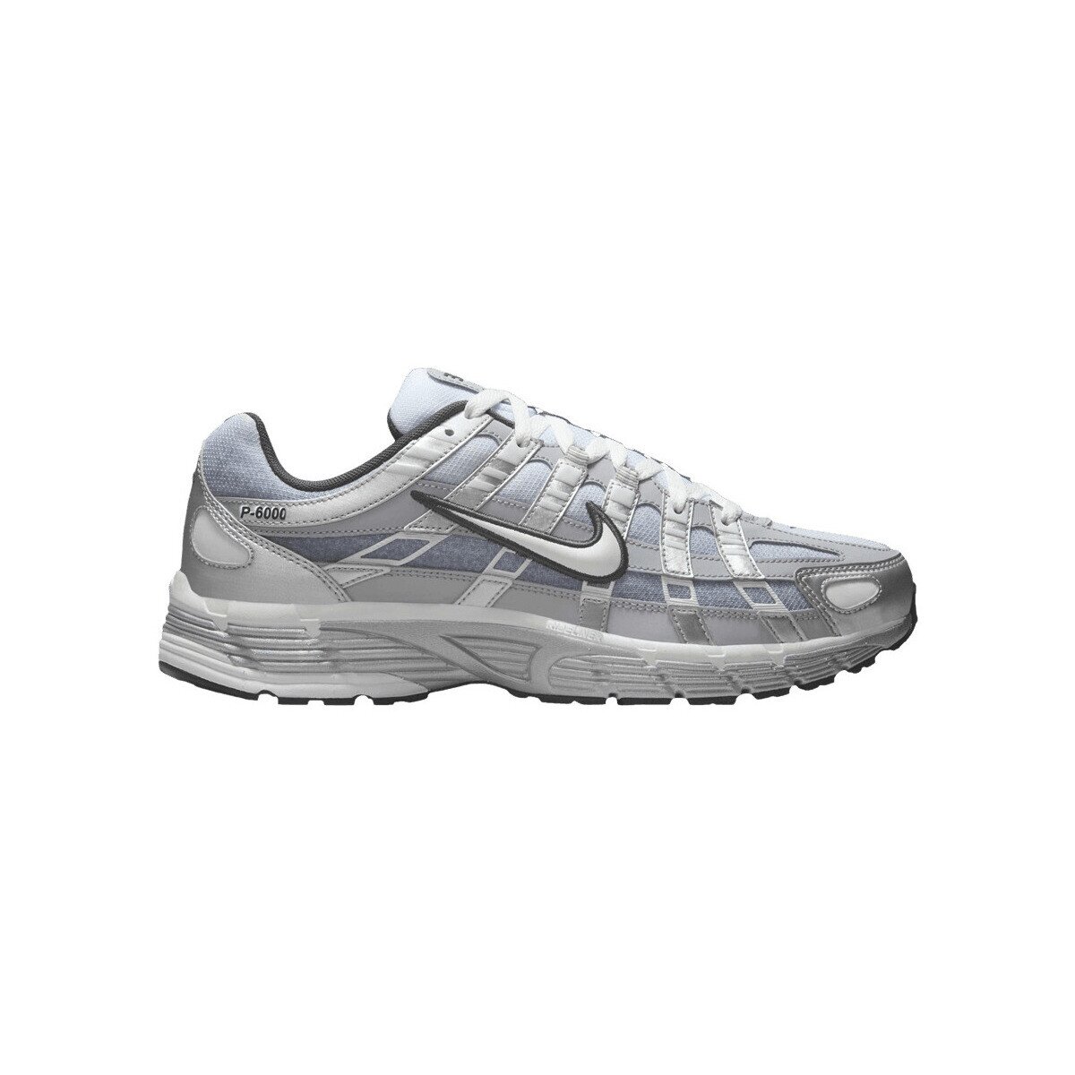 Nike Pantofi P-6000 Metallic Silver Summit White-Wolf Grey
