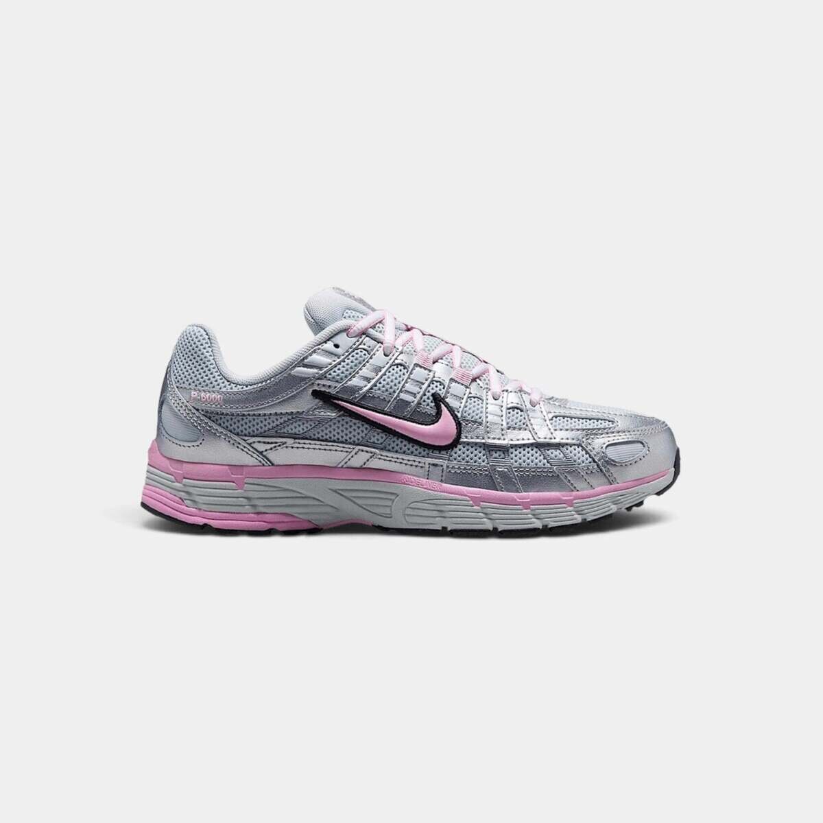 Nike Pantofi P-6000 Pure Platinum Metallic Silver Black Pink (Women's)